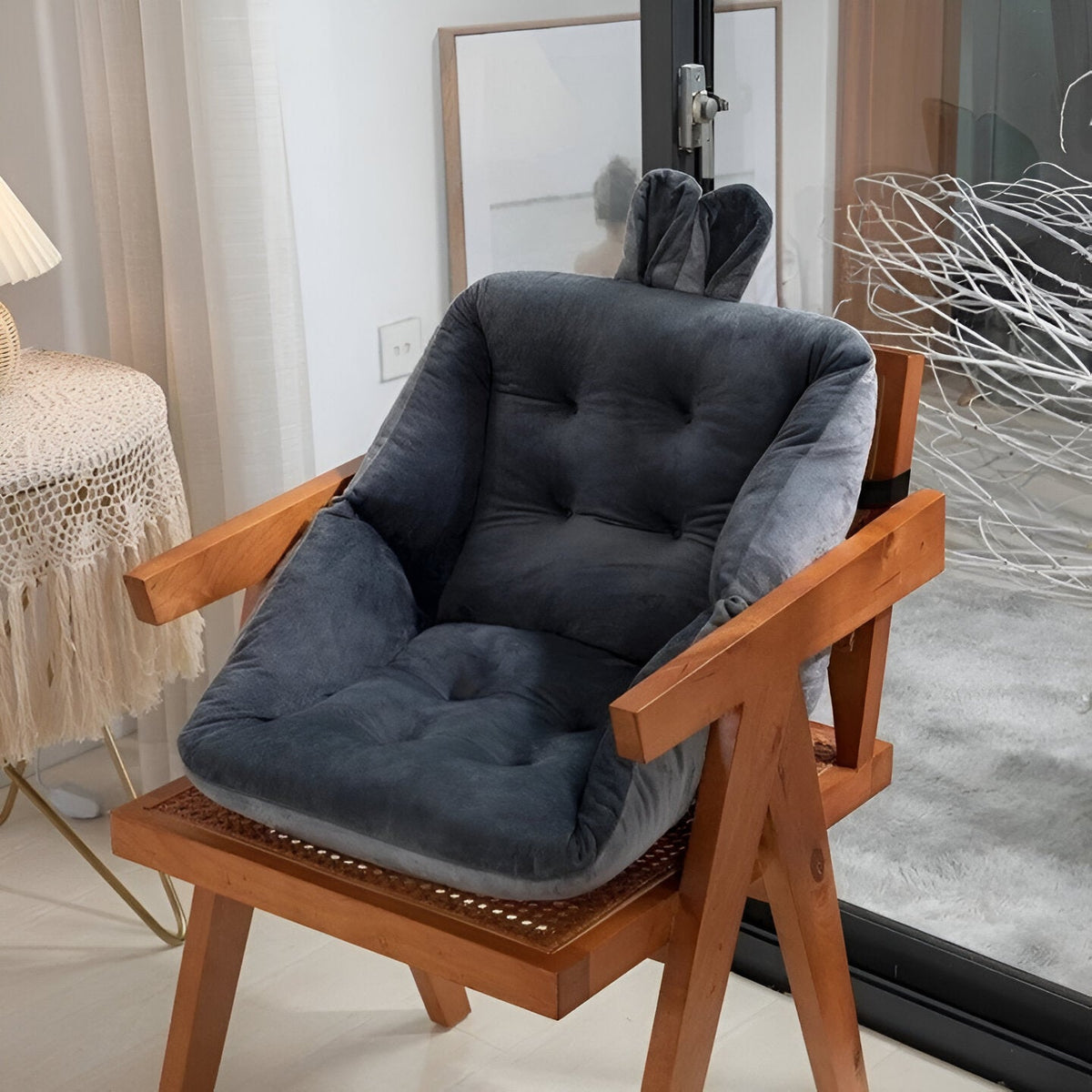 Comfortable Sitting Cushion for Office, Home, and Car - Alleviates Back Pain and Supports Tailbone