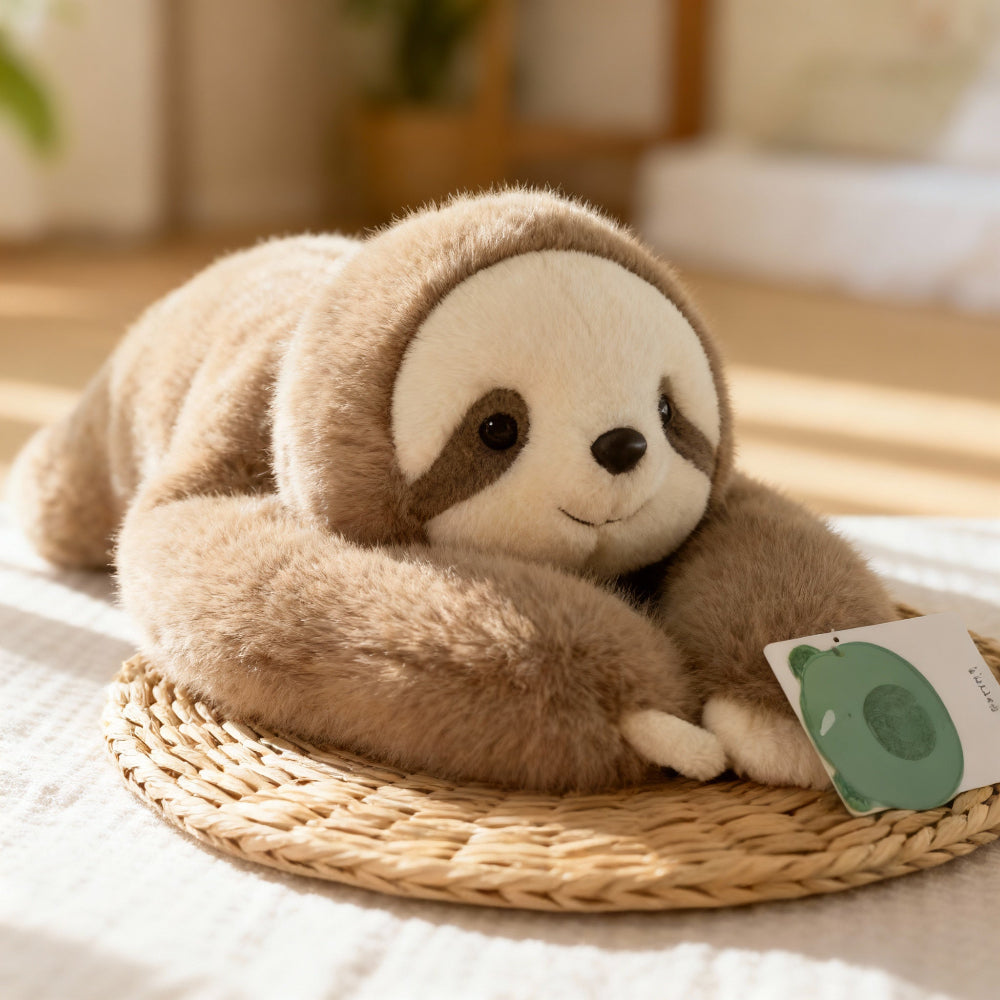 Extra-Long Plush Animal Cuddle Pillow