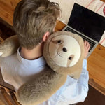 Extra-Long Plush Animal Cuddle Pillow
