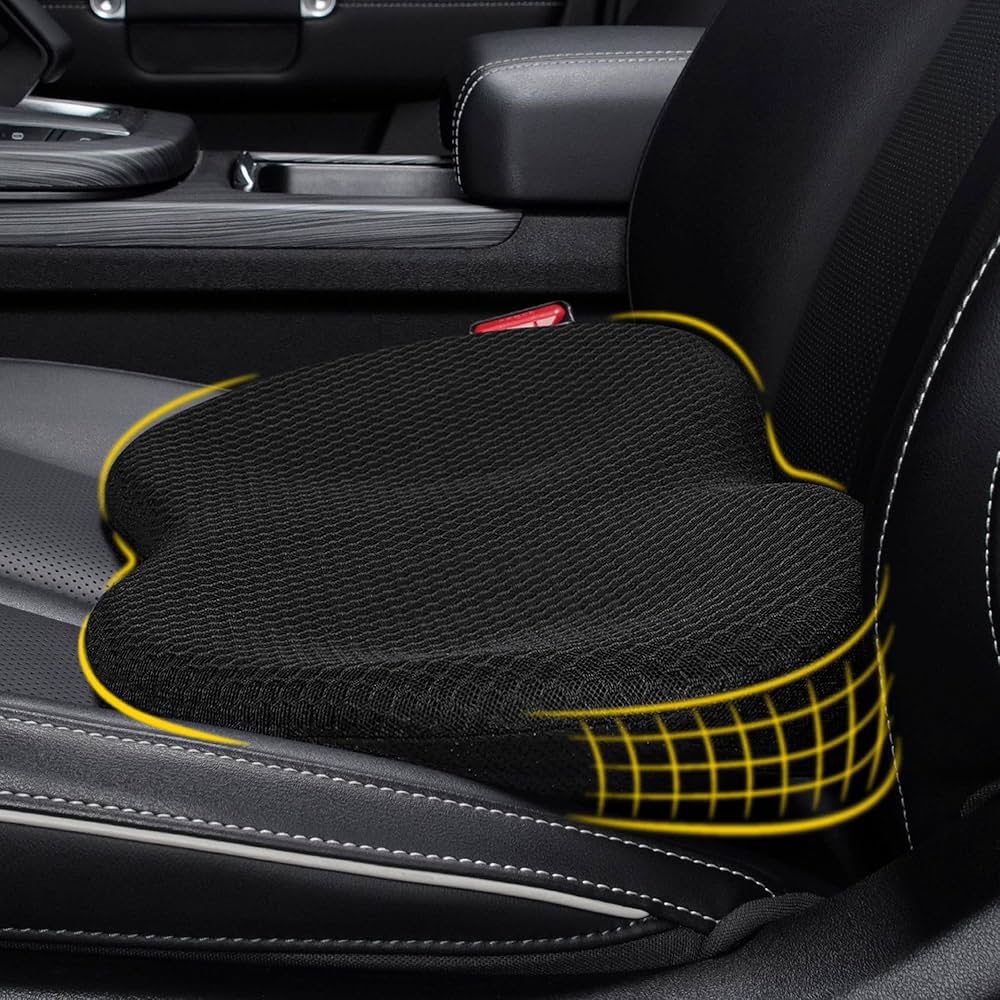 Driver Height-Enhancing Car Seat Cushion
