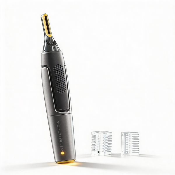 Precision Trimmer | Titanium Coated Stainless Steel Blade with LED Light | Ultra Lightweight