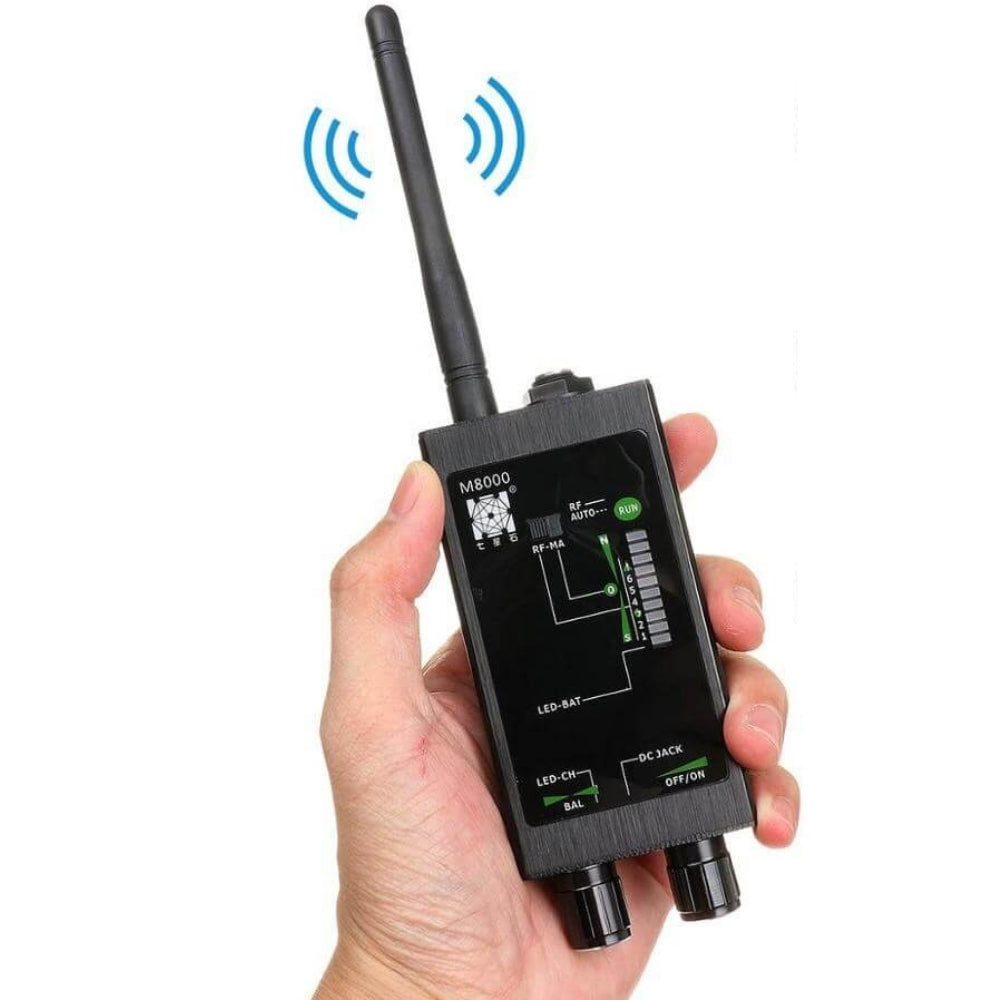 Discreet Surveillance Camera and RF Signal Bug Detector