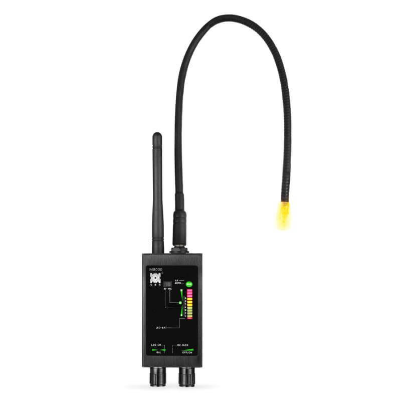Discreet Surveillance Camera and RF Signal Bug Detector