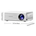 Portable Mini HD LED Projector for Home Theater and Outdoor Use - 3000 Lumens