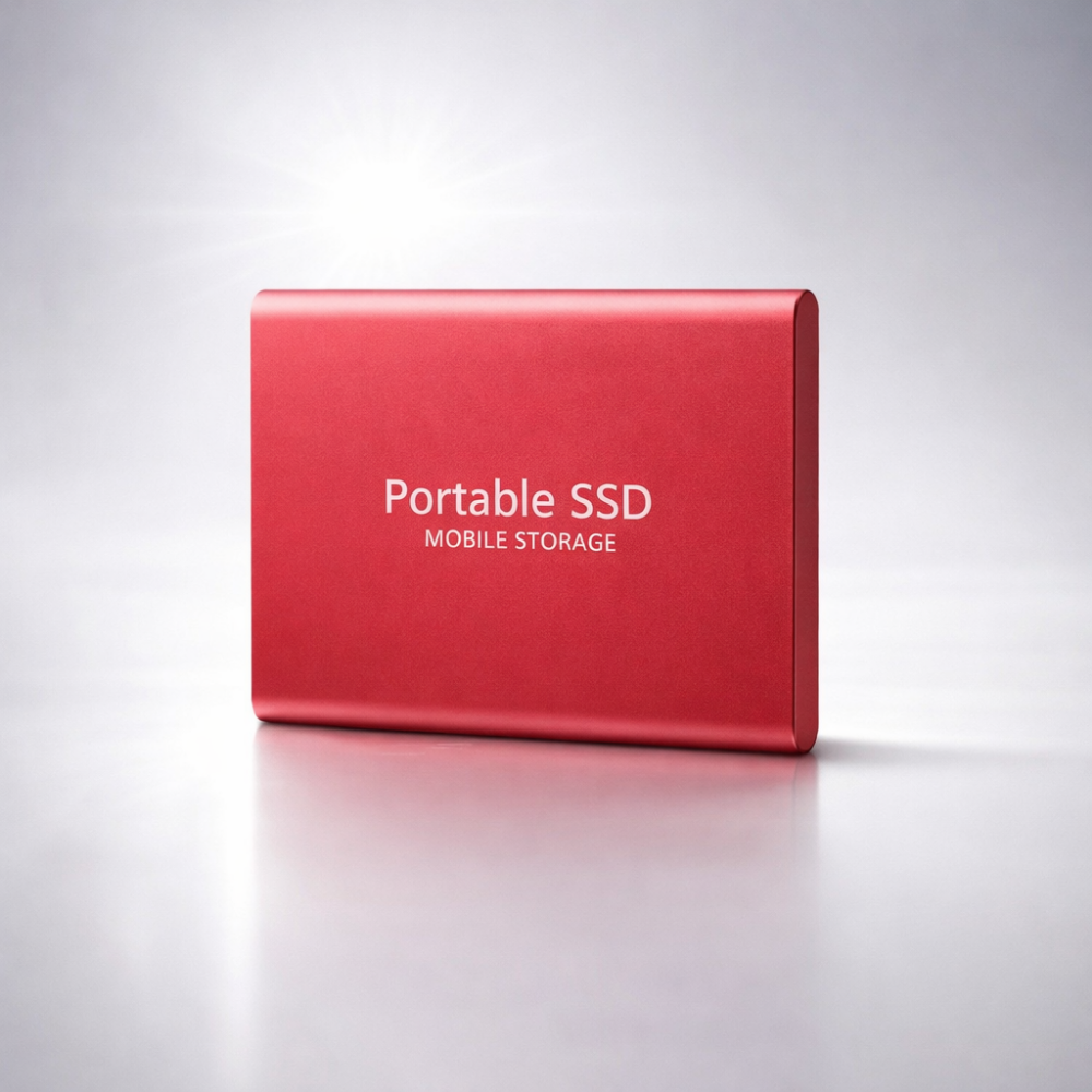 Compact 512GB External SSD for Rapid Data Storage