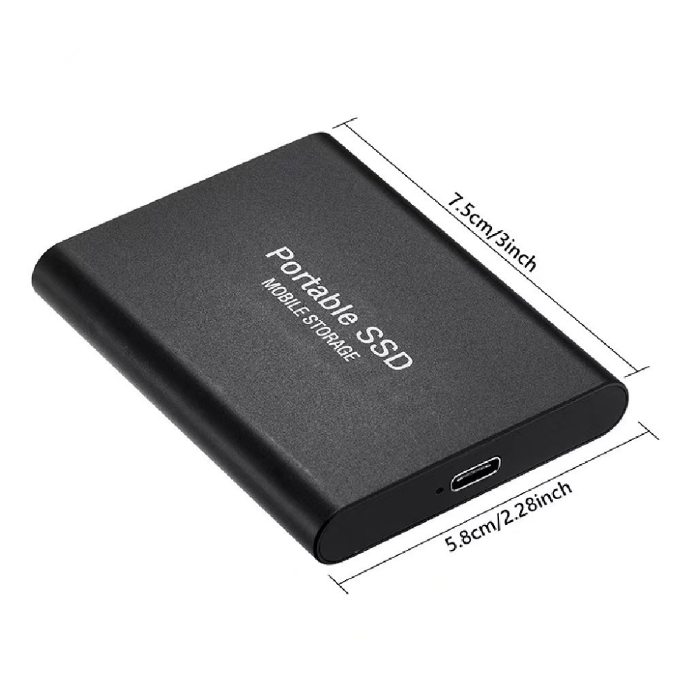 Lightweight Portable USB 3.1 Fast SSD for Computers and Laptops