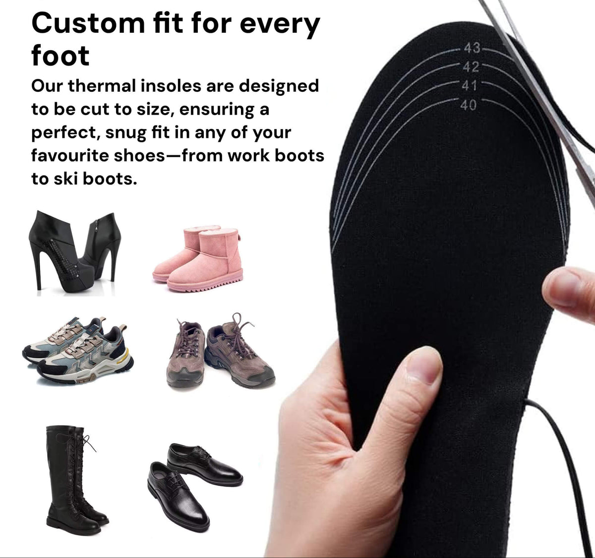 Warm Insoles UK – Top Thermal Shoe Inserts for Boots, Work Shoes, and Everyday Winter Comfort