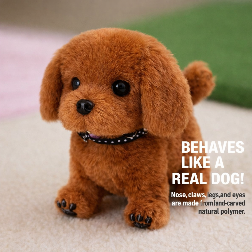 Interactive Realistic Robot Puppy Toy