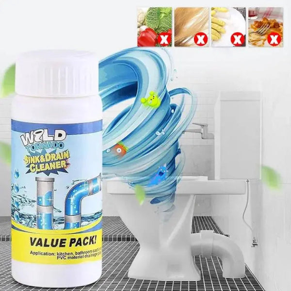 Drain and Pipe Cleaning Powder