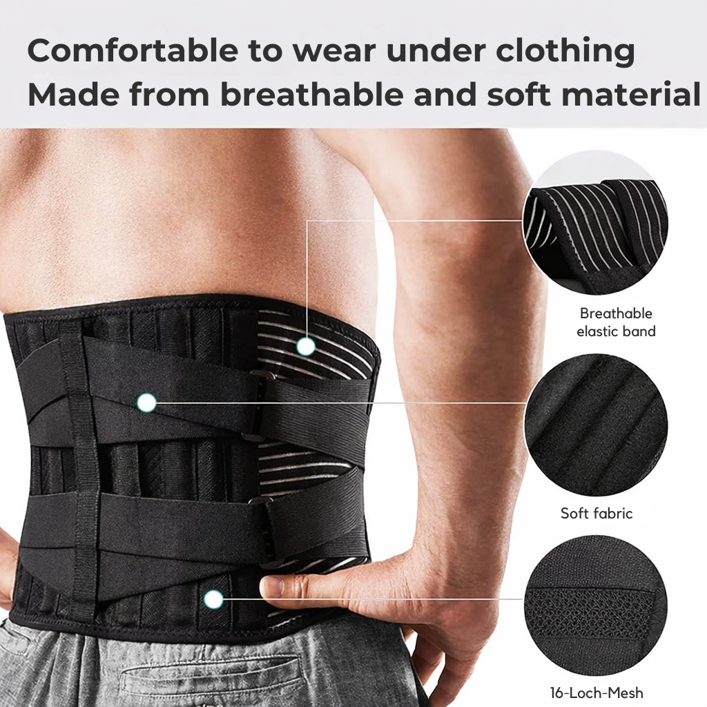 Back Support | Lumbar Support Belt | 360-Degree Stabilization