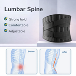 Back Support | Lumbar Support Belt | 360-Degree Stabilization