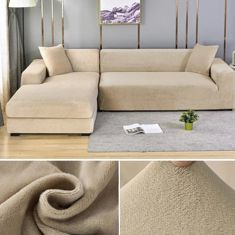 Premium Stretch Velvet Sofa Covers for Optimal Protection and Fit