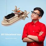 DIY Wooden Electric Toy Boat Kit – Create Your Own Educational Model