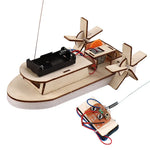 DIY Wooden Electric Toy Boat Kit – Create Your Own Educational Model