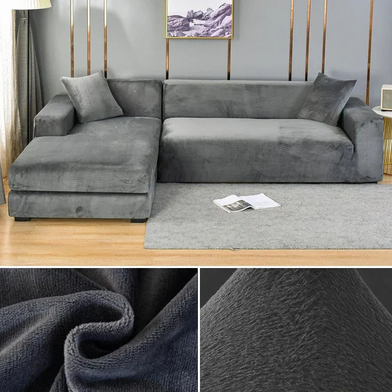 Premium Stretch Velvet Sofa Covers for Optimal Protection and Fit