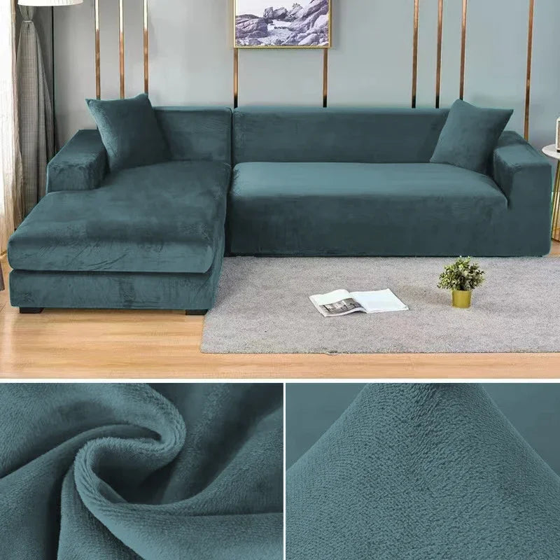 Premium Stretch Velvet Sofa Covers for Optimal Protection and Fit
