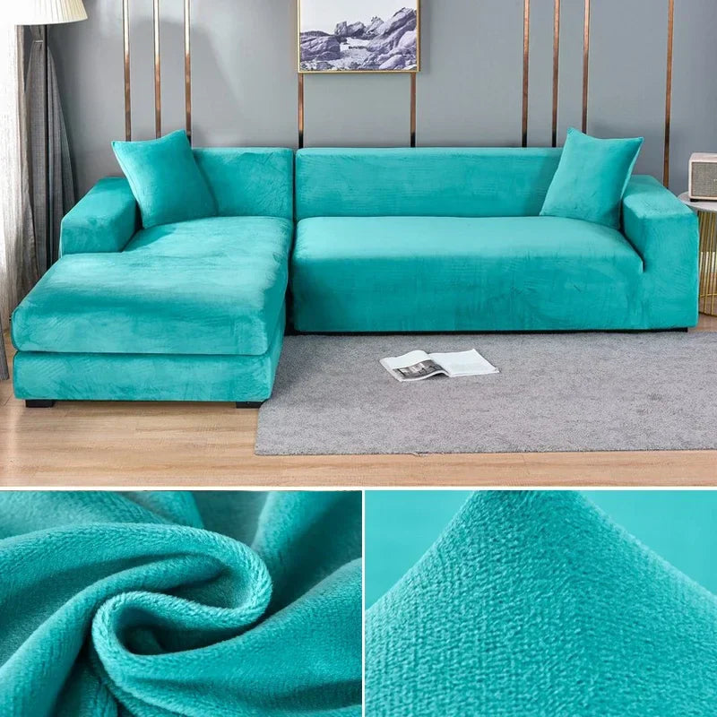 Premium Stretch Velvet Sofa Covers for Optimal Protection and Fit
