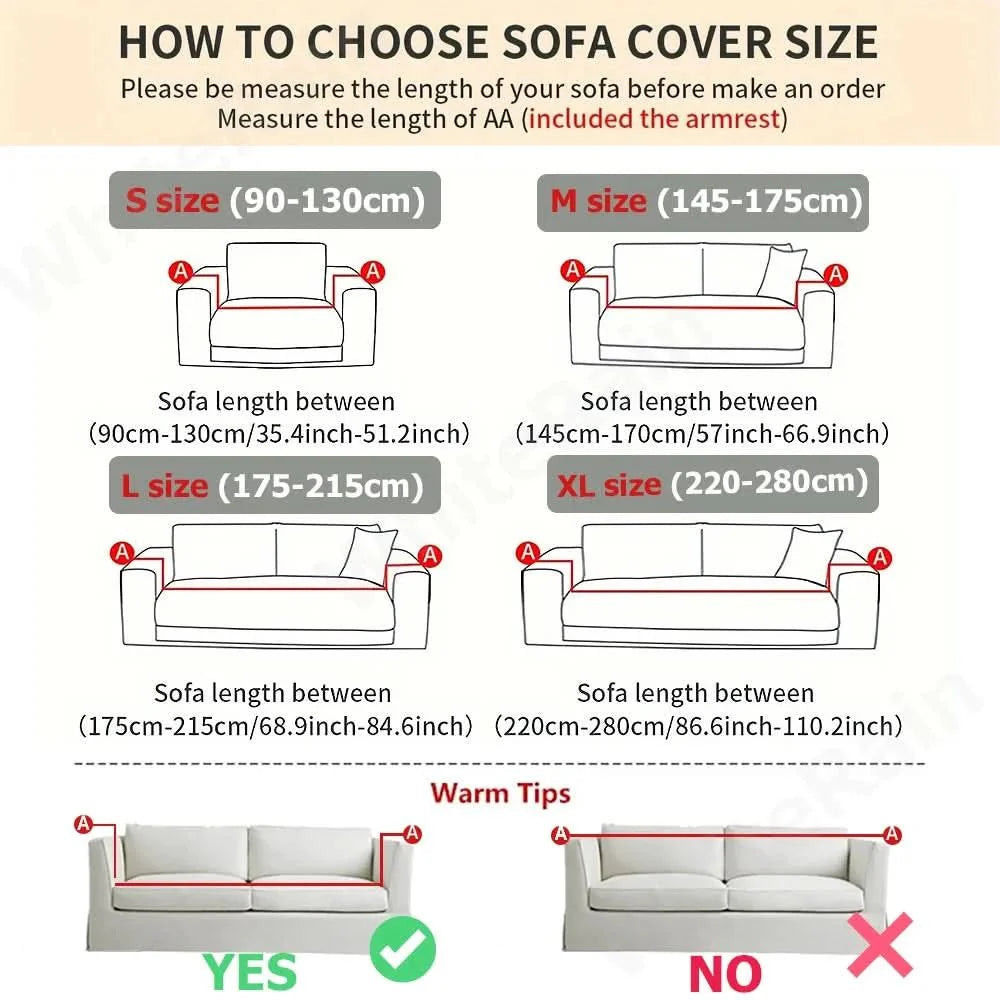 Lightweight Non-Slip Sofa Protector Cover