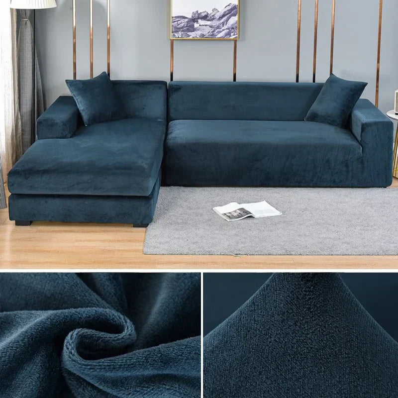 Premium Stretch Velvet Sofa Covers for Optimal Protection and Fit