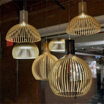 Organic Wood Pendant Light – Cozy Interior Design
