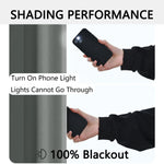 Modern 100% Blackout Curtains with Coated Lining for Bedroom & Living Room