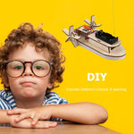 DIY Wooden Electric Toy Boat Kit – Create Your Own Educational Model
