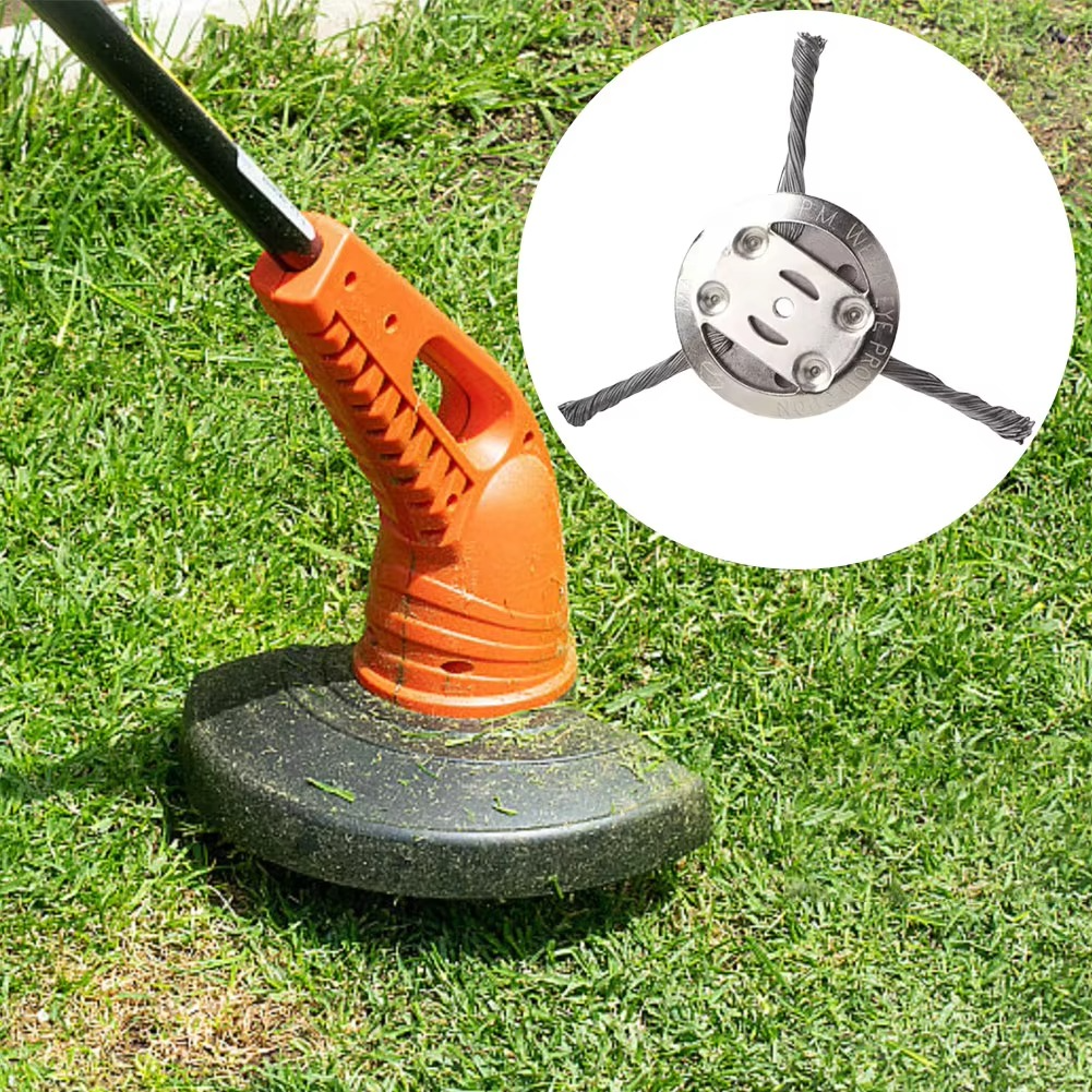 Durable Wire Brush Attachment for Grass Trimmers