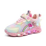 Colorful Glitter Sneakers - Light-Up Shoes for Young Explorers