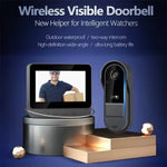 Wireless Video Doorbell with Intercom and HD Night Vision – 4.3” IPS Display, Waterproof