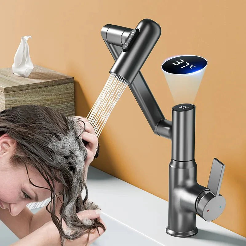 360° Intelligent Faucet with LED Temperature Display
