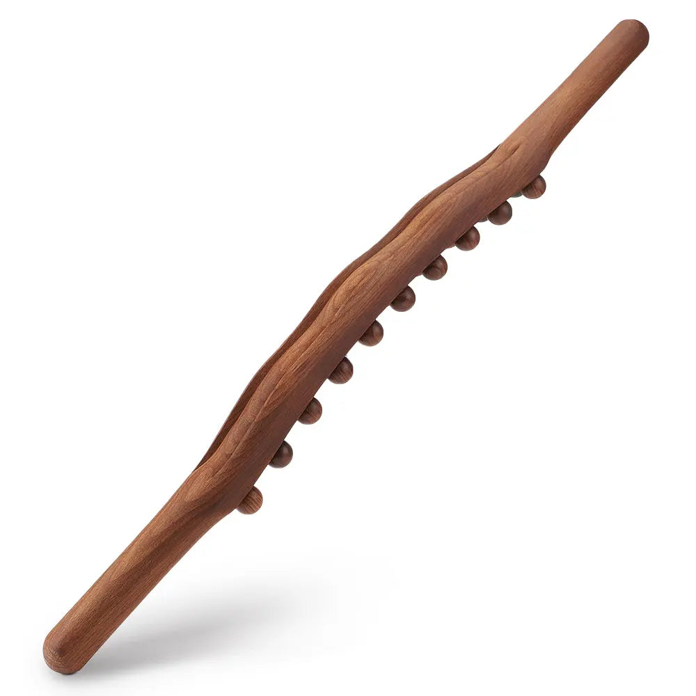 Natural Back Relaxation with 21 Beech Wood Massage Balls! 50% DISCOUNT