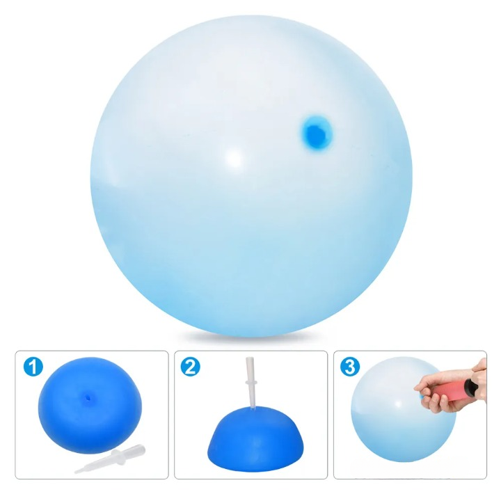 Inflatable Bubble Ball for Indoor and Outdoor Use – Water-Fillable with a Load Capacity of 122 kg
