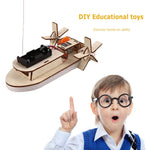 DIY Wooden Electric Toy Boat Kit – Create Your Own Educational Model