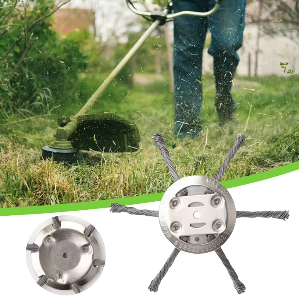 Durable Wire Brush Attachment for Grass Trimmers