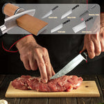 Professional Knife Sharpener with Rolling Mechanism and Diamond Coating