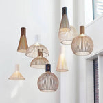Organic Wood Pendant Light – Cozy Interior Design