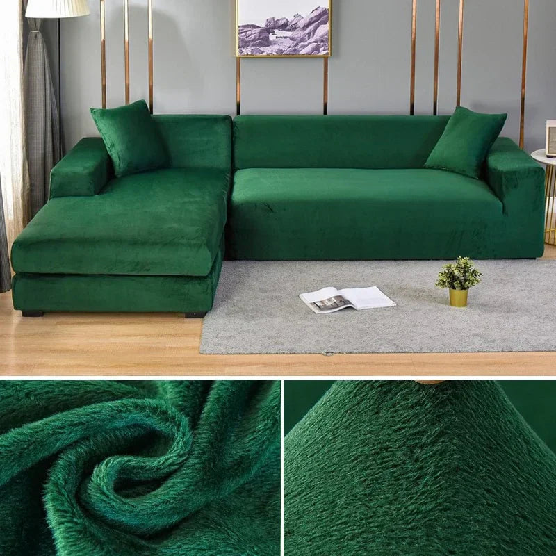 Premium Stretch Velvet Sofa Covers for Optimal Protection and Fit