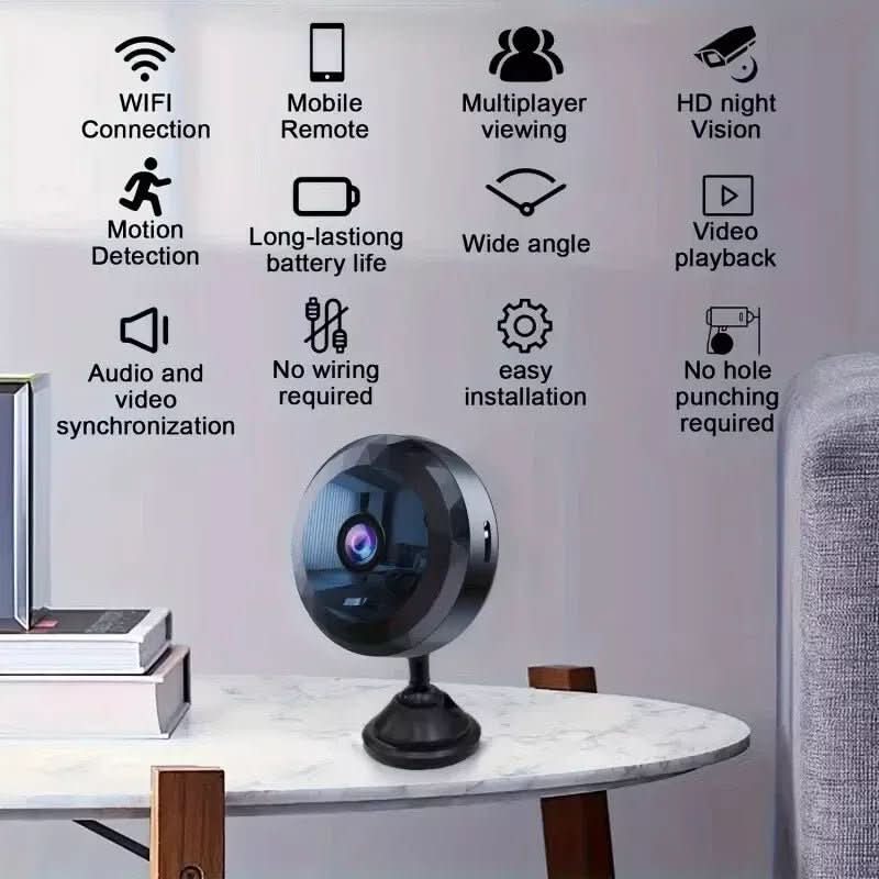 Magnetic Mini WiFi Camera 1080P HD for Discreet Monitoring