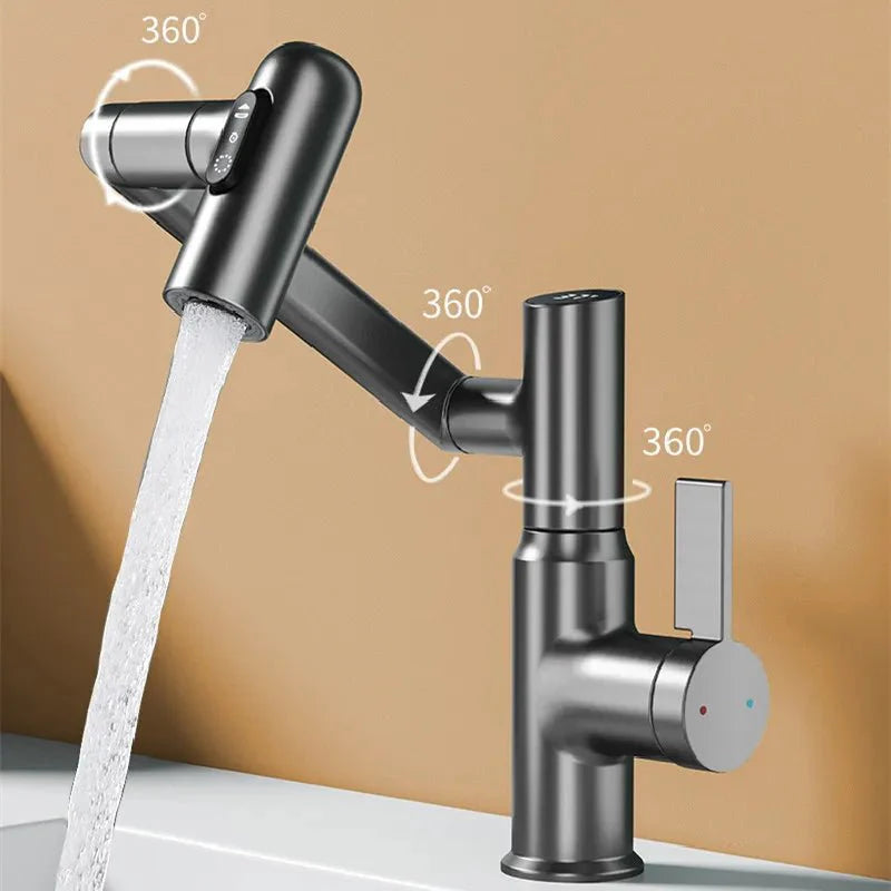 360° Intelligent Faucet with LED Temperature Display