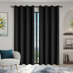 Modern 100% Blackout Curtains with Coated Lining for Bedroom & Living Room