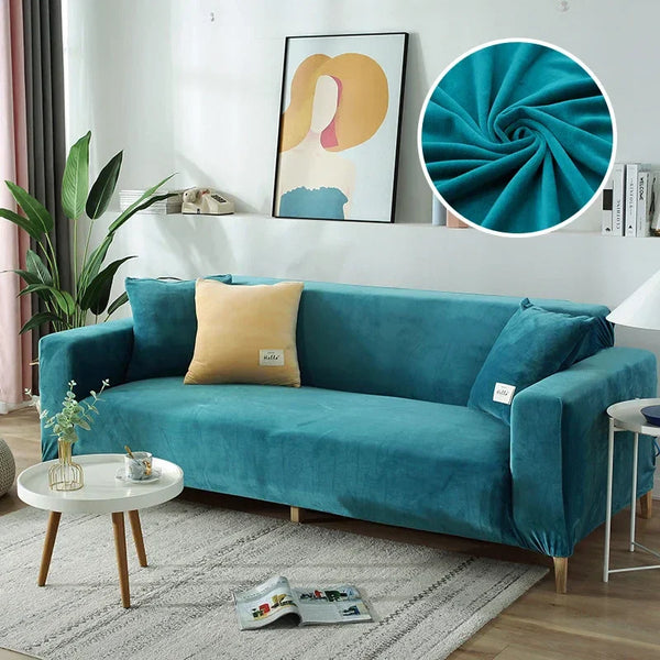 Premium Stretch Velvet Sofa Covers for Optimal Protection and Fit