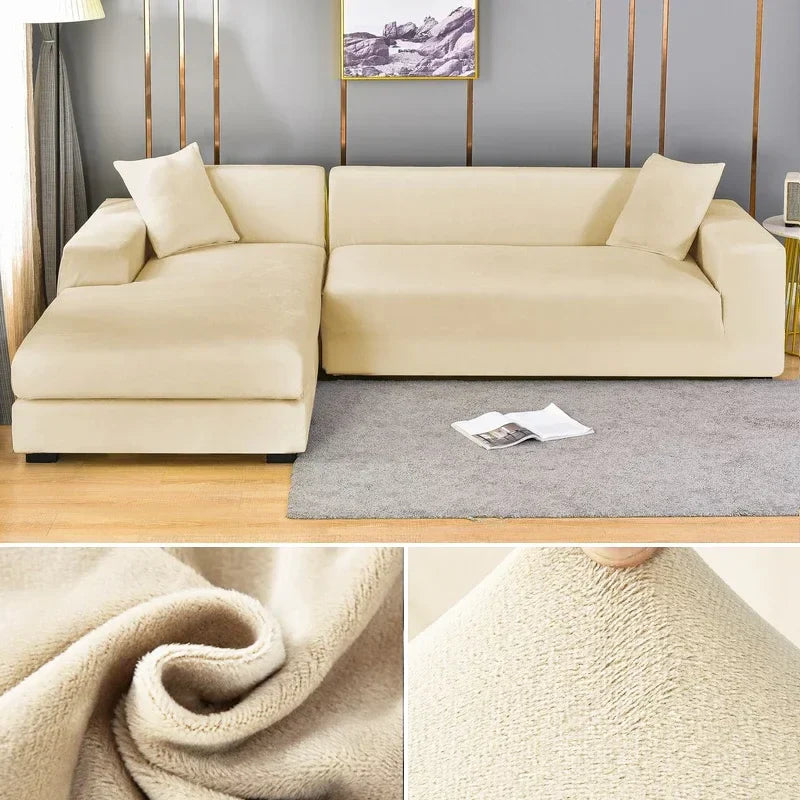 Premium Stretch Velvet Sofa Covers for Optimal Protection and Fit