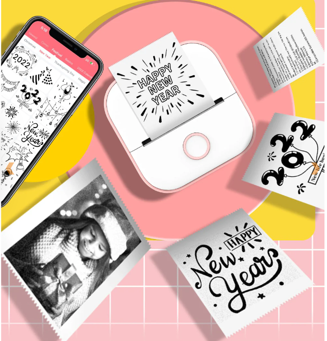 50% OFF | Compact Printer + Free Printing Paper - The Ink-Free Printing Solution!
