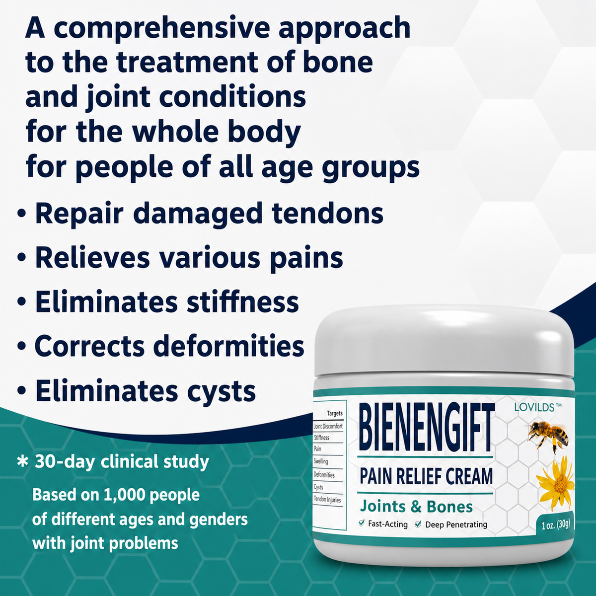 Pain Relief | Bee Venom Joint Care | Warming Deep Effect Massage
