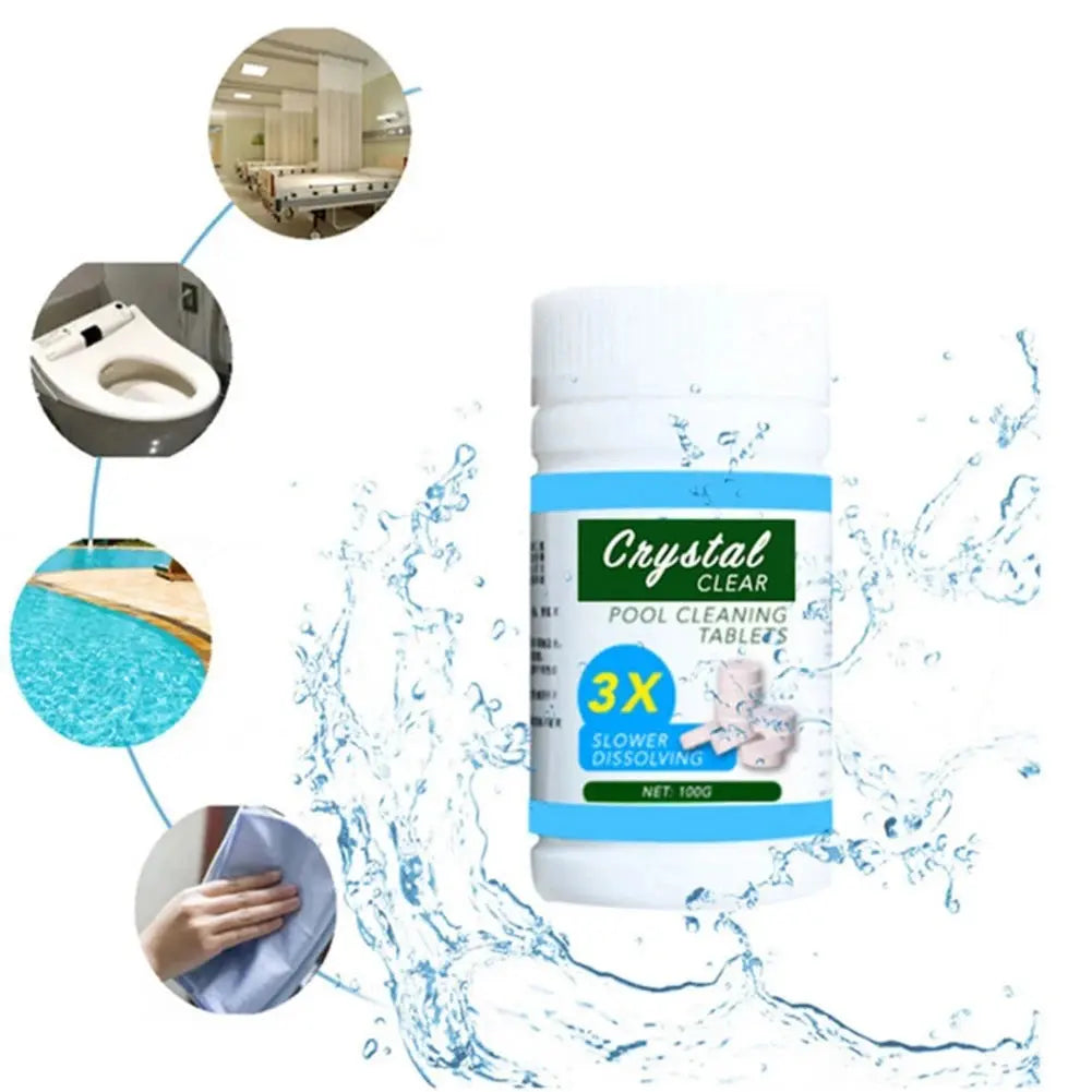 Rapid-Dissolving Cleaning Tablets for Garden Pools