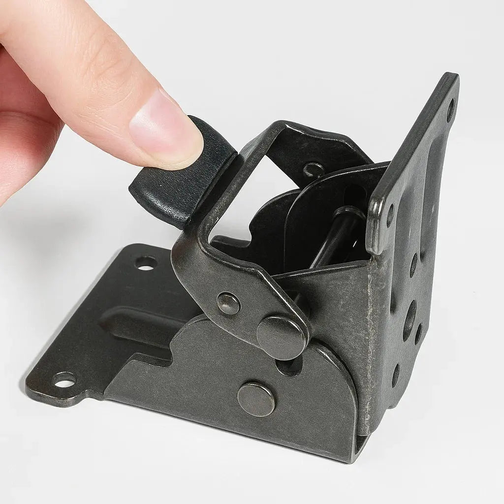 90° Folding Bracket with Auto-Lock – Set of 2, Supports up to 225 kg, Easy 5-Minute Installation