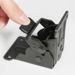 90° Folding Bracket with Auto-Lock – Set of 2, Supports up to 225 kg, Easy 5-Minute Installation