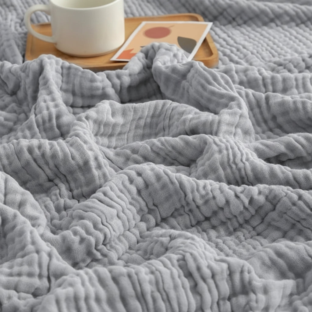 Ultra-Soft Cotton Blanket for Breathable Everyday Comfort