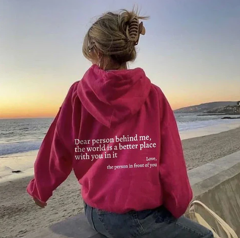 Dear Person Behind Me Hoodie