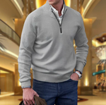Elegant Pullover with Zipper